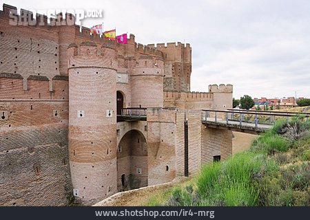 
                Festung, Burggraben, Castillo De La Mota                   