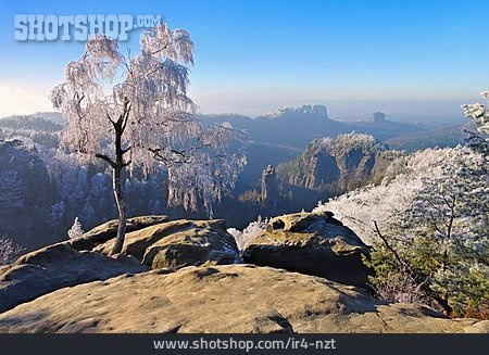 
                Winter, Elbsandsteingebirge                   