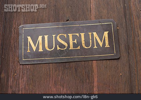 
                Typografie, Museum, Schild                   