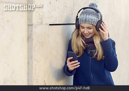 
                Kopfhörer, Smartphone, Musik Hören                   