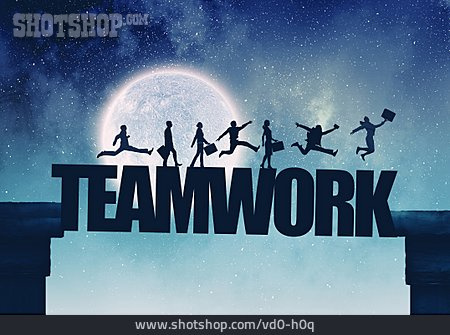 
                Zusammenarbeit, Team, Teamwork                   
