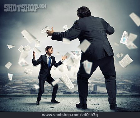 
                Geschäftsmann, Business, Papierkrieg                   