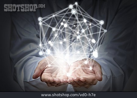 
                Verbindung, Daten, Netzwerk                   