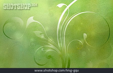 
                Grün, Abstrakt, Floral                   