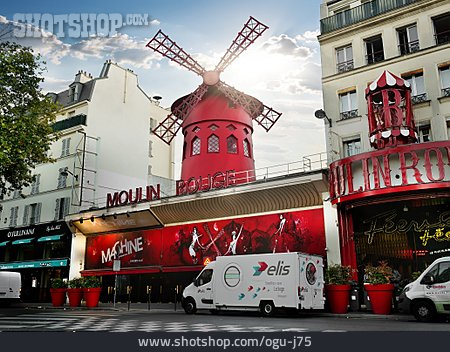 
                Sehenswürdigkeit, Paris, Moulin Rouge                   