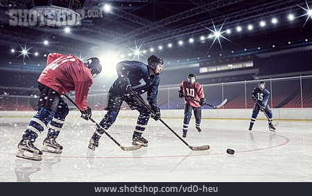 
                Eishockey, Aufwärmen                   