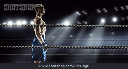 
                Muskulös, Kämpfer, Boxring                   