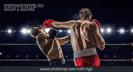 
                Wettkampf, Boxring                   