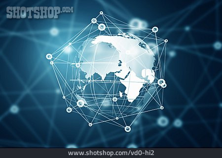 
                Netzwerk, Weltweit, Globalisierung                   