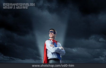 
                Geschäftsmann, Lichtstrahl, Superheld                   