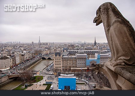 
                Stadtansicht, Aussicht, Notre Dame De Paris                   