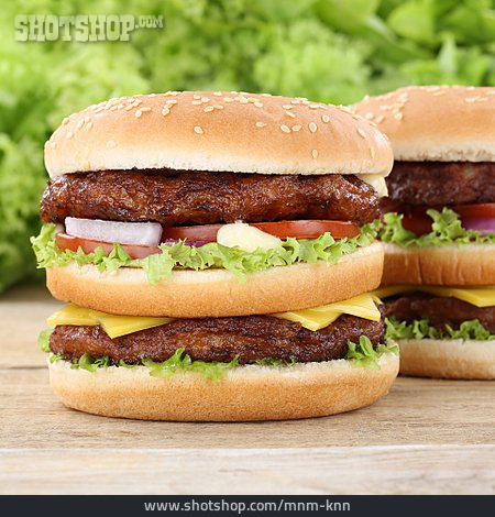 
                Burger, Doppel-cheeseburger                   