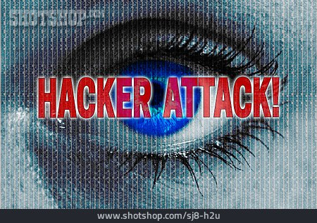 
                Angriff, Internetkriminalität, Hackerangriff                   