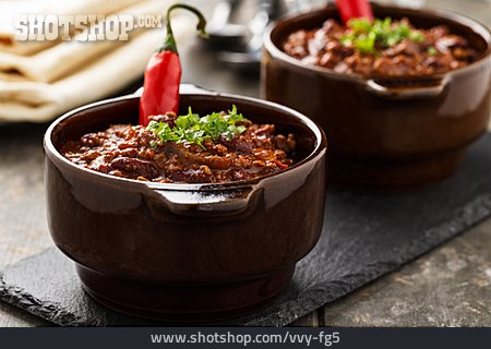 
                Chili Con Carne, Bohneneintopf                   