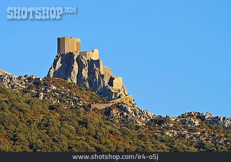 
                Burgruine, Burg Quéribus                   