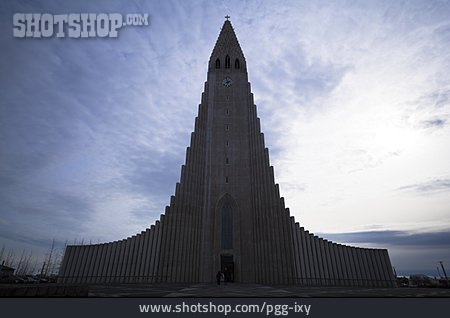 
                Kirche, Reykjavik, Hallgrimskirkja                   