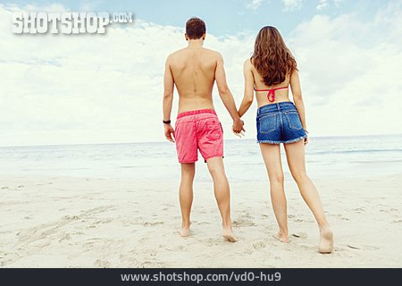 
                Paar, Urlaub, Strandurlaub                   
