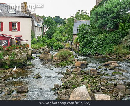
                Bretagne, Wasserlauf, Pont-aven                   