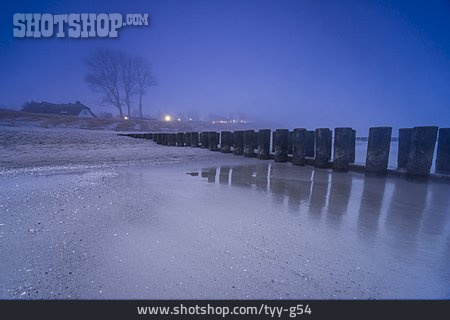 
                Ostsee, Blaue Stunde                   
