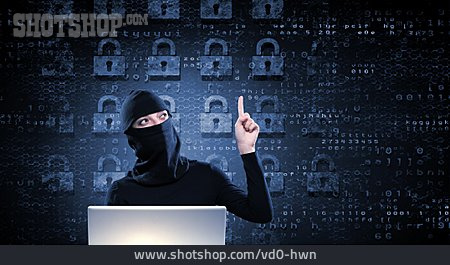 
                Kriminalität, Datenklau, Hacker, Datendiebstahl, Sicherheitslücke, Programmierung                   