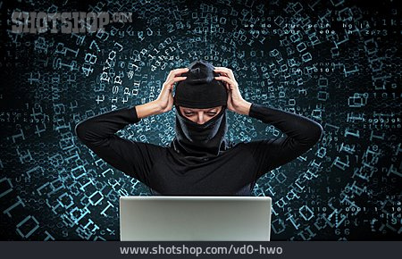 
                Kriminalität, Hacker, Code, Datendiebstahl, Sicherheitslücke, Programmierung                   