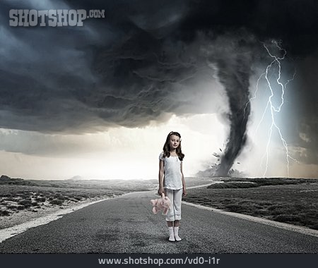 
                Kind, Naturkatastrophe, Albtraum, Apokalypse                   