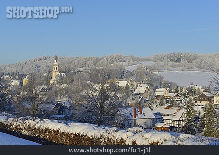 
                Winter, Lausitz, Wehrsdorf                   