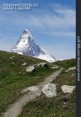 
                Wanderweg, Matterhorn                   
