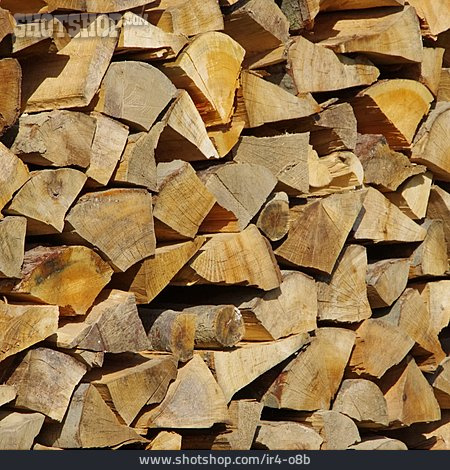 
                Holz, Holzstapel, Buchenholz, Brennholz                   