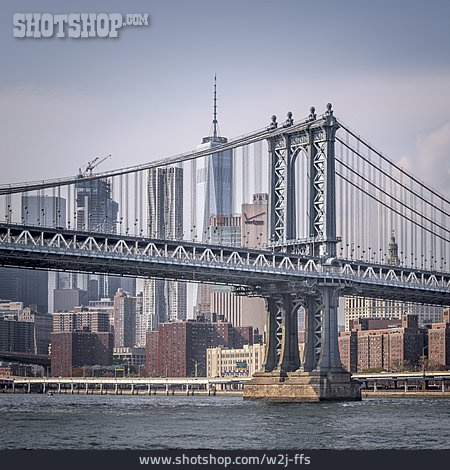 
                Hängebrücke, East River, Manhattan Bridge                   