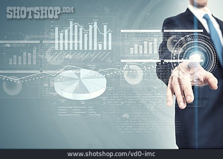 
                Business, Wirtschaft, Touchscreen, Diagramm, Virtuell, Interface                   