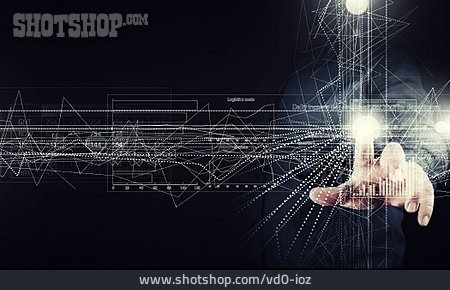 
                Business, Zukunft, Touchscreen, Virtuell, Interface                   