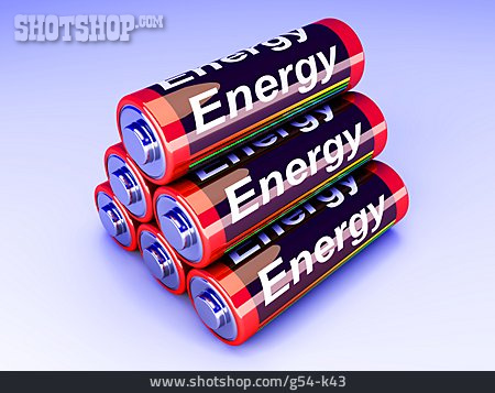 
                Energie, Mignon, Batterie                   