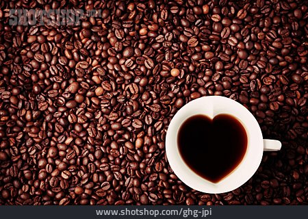 
                Kaffee, Kaffeetasse, Kaffeebohnen                   