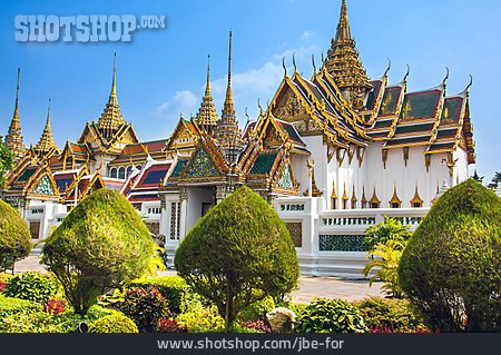 
                Tempel, Buddhismus, Wat, Großer Palast                   