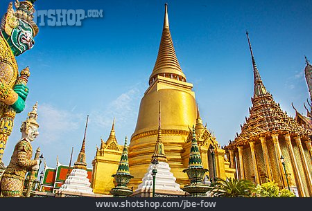 
                Tempel, Buddhismus, Wat, Großer Palast                   