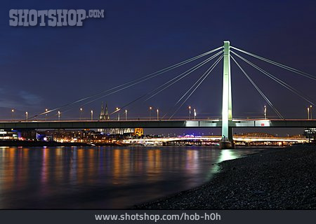 
                Köln, Rhein, Severinsbrücke                   