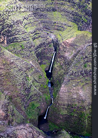 
                Wasserfall, Kauai, Waimea Canyon                   