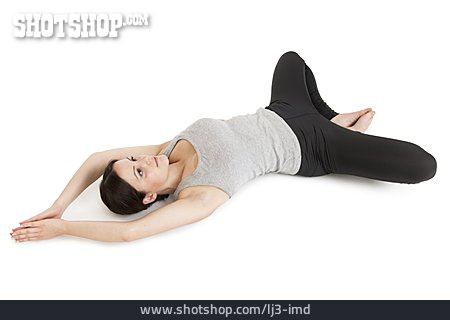 
                Yogaübung, Bhadrasana                   