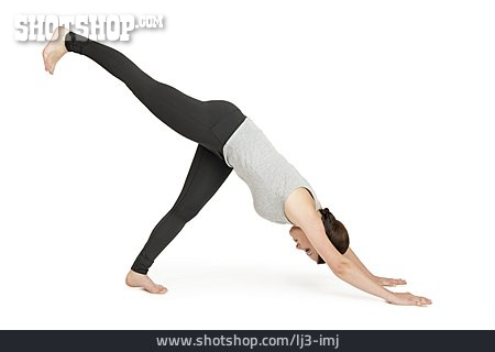
                Strecken, Gymnastik, Adho Mukha Svanasana                   