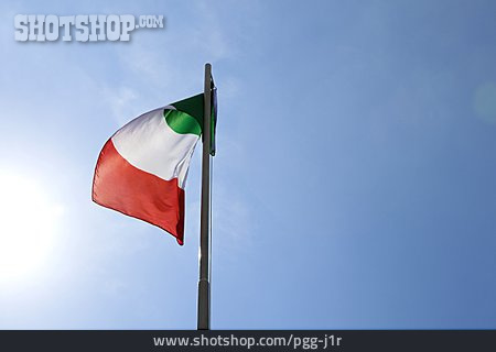 
                Italien, Italienflagge                   