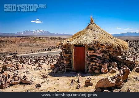 
                Hütte, Traditionell, Peru                   