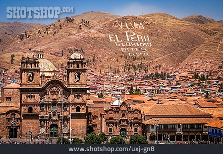 
                Stadtansicht, Kirche, Cusco                   