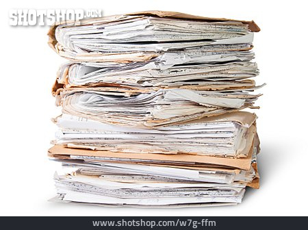 
                Dokumente, Papierstapel, Papierkram                   