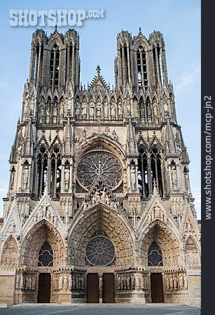 
                Frankreich, Notre-dame, Kathedrale Von Reims                   