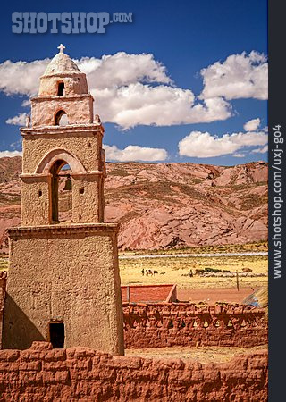 
                Bolivien, Sixtinische Kapelle Des Altiplano, Curahuara De Carangas                   