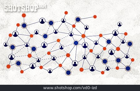 
                Kontakte, Soziales Netzwerk, Networking                   
