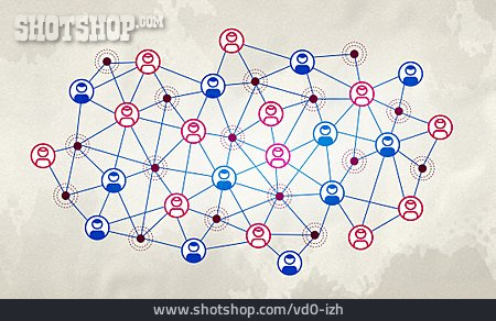 
                Soziales Netzwerk, Networking, Nutzer                   