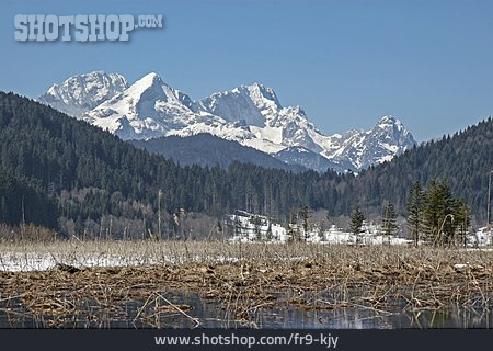 
                Zugspitze, Wettersteingebirge, Werdenfelser Land                   