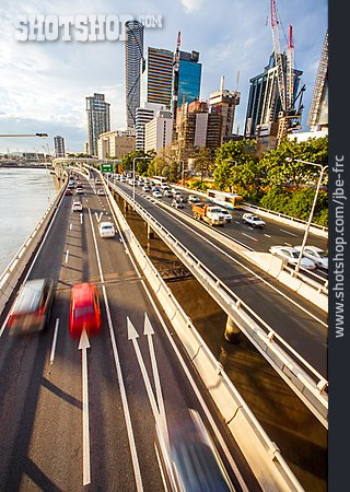 
                Straßenverkehr, Berufsverkehr, Brisbane                   